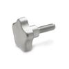 Star-knob screw GN 5334 stainless steel 1.4301 (A2)